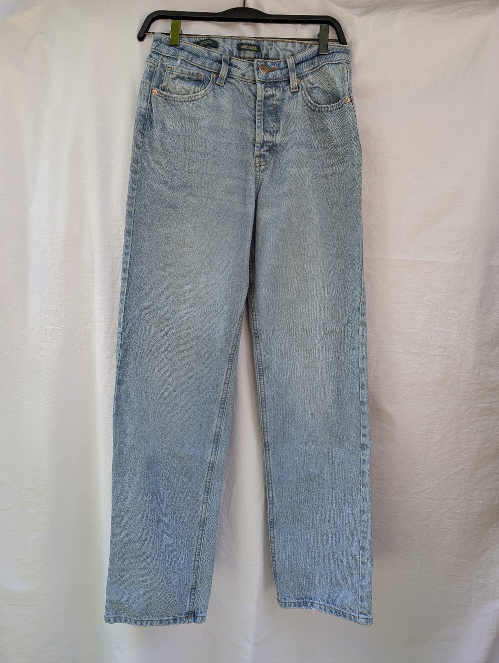 Wild Fable Medium Wash High Rise Straight Leg Denim Jeans Sz 6 - Picture 3 of 9